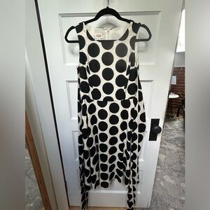 Talbots polka dotted sleeveless dress. Size 4.